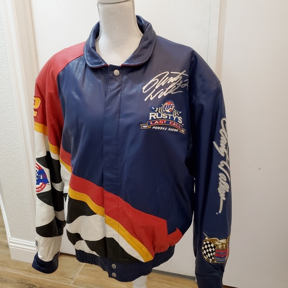 Jeff Hamilton Limited Edition Other - SIGNED Rusty Wallace Last Call Leather Jacket NWOT
